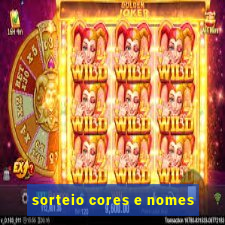 sorteio cores e nomes