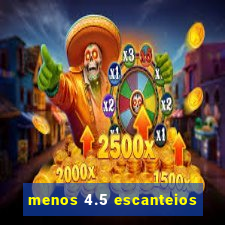 menos 4.5 escanteios