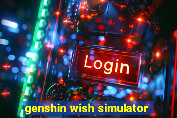 genshin wish simulator