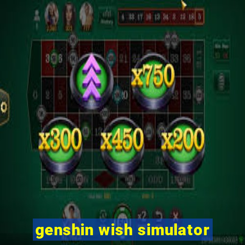 genshin wish simulator