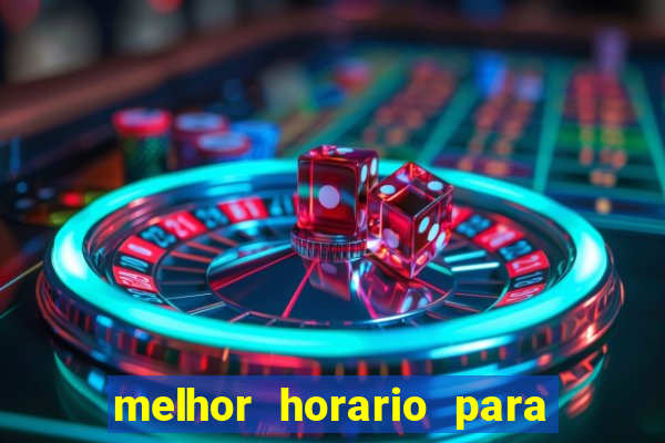 melhor horario para jogar fortune rabbit