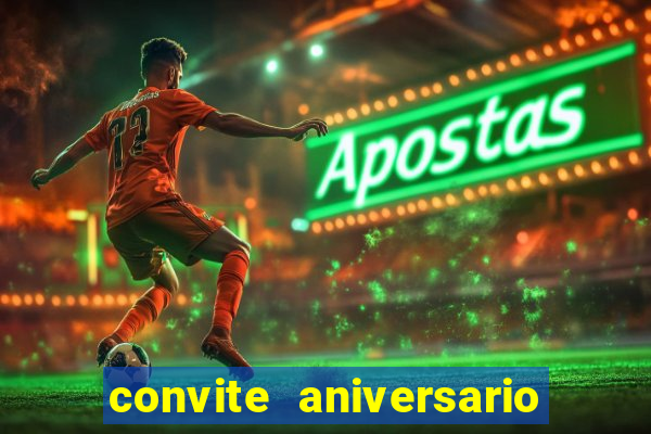 convite aniversario infantil futebol