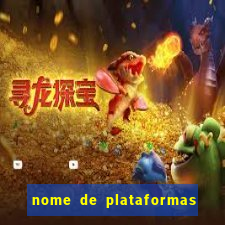 nome de plataformas de jogos