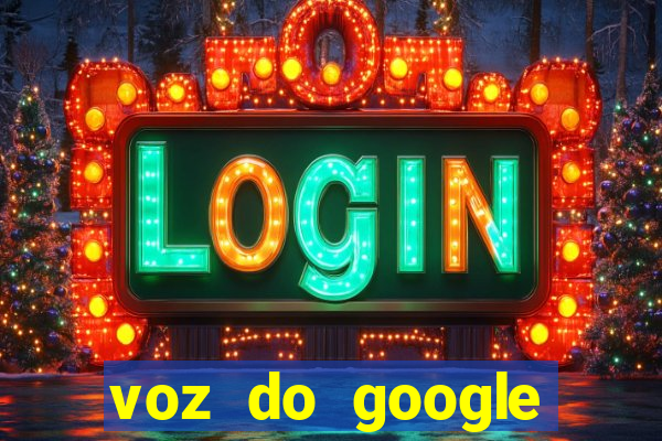 voz do google tradutor homem