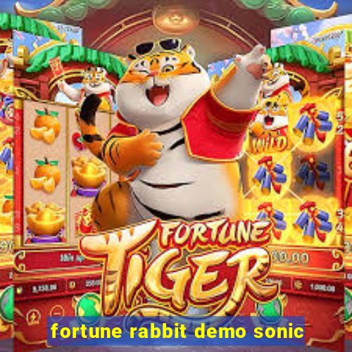 fortune rabbit demo sonic