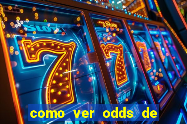 como ver odds de jogos passados