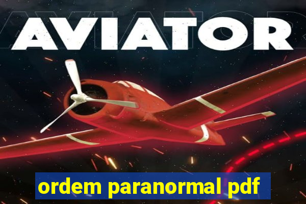 ordem paranormal pdf