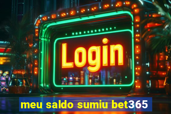 meu saldo sumiu bet365