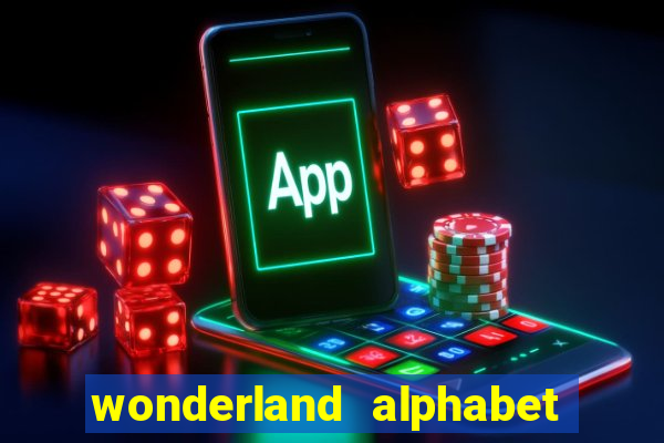 wonderland alphabet comic studio