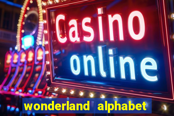 wonderland alphabet comic studio