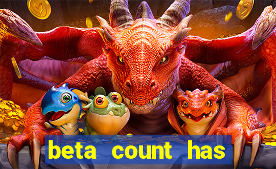 beta count has changed pt br