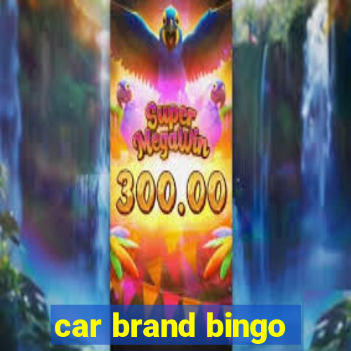 car brand bingo