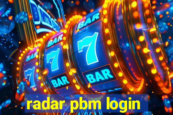 radar pbm login