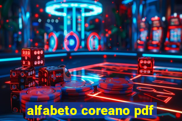 alfabeto coreano pdf