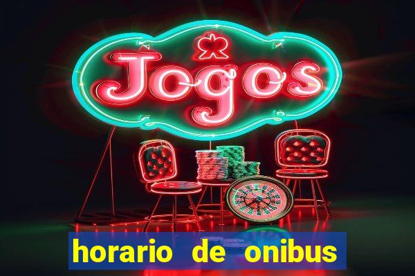 horario de onibus santos dumont x juiz de fora