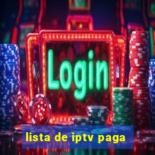 lista de iptv paga