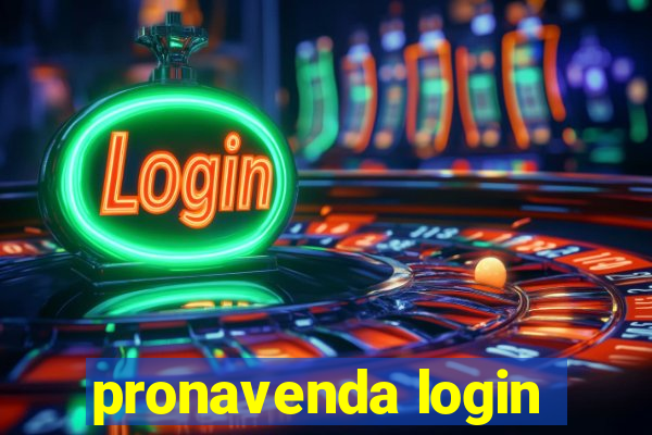 pronavenda login