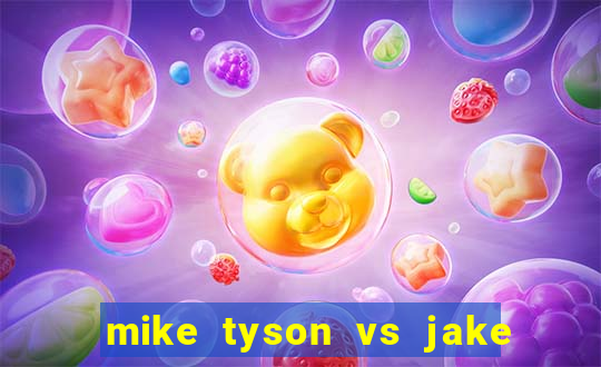 mike tyson vs jake paul assistir online