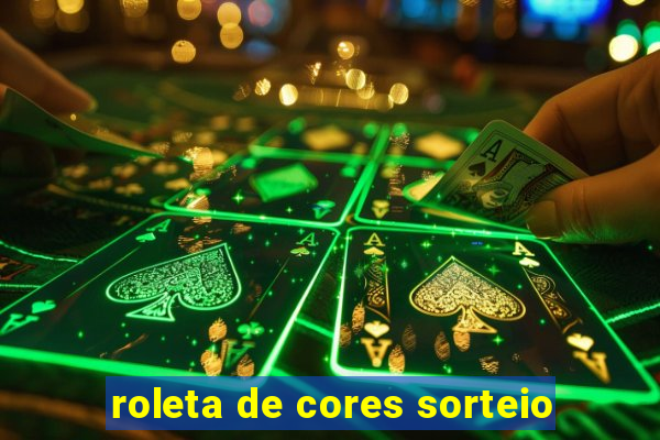 roleta de cores sorteio