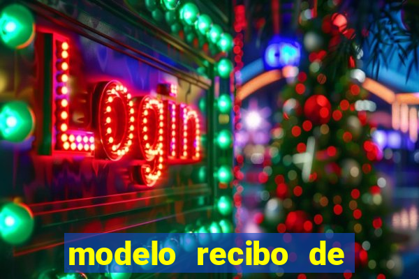 modelo recibo de pagamento autonomo