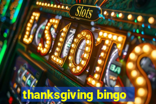 thanksgiving bingo