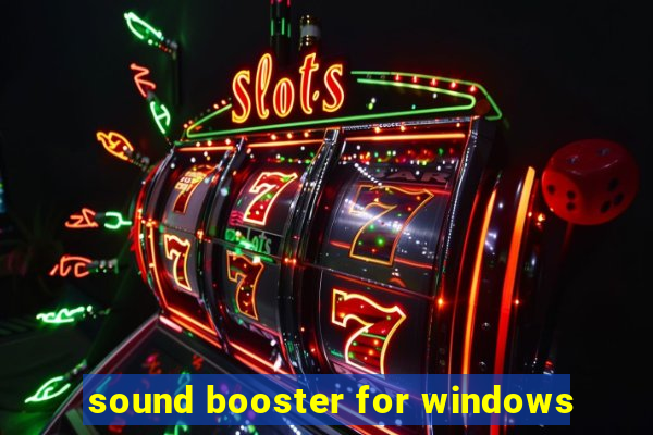 sound booster for windows