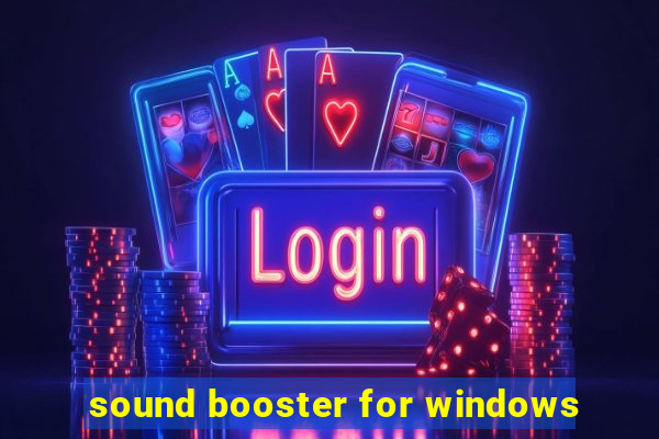 sound booster for windows