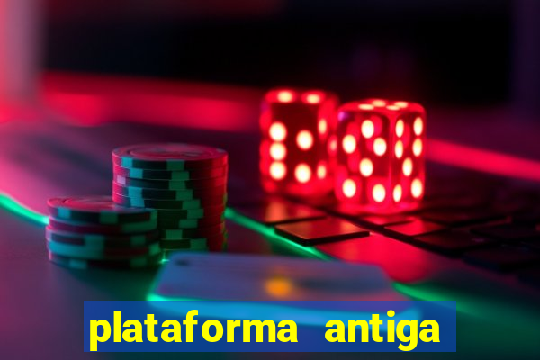 plataforma antiga de jogos