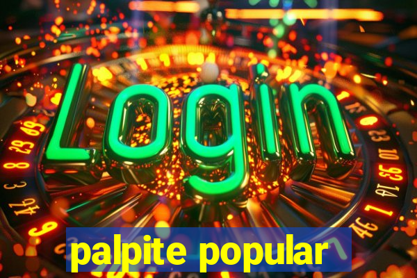 palpite popular