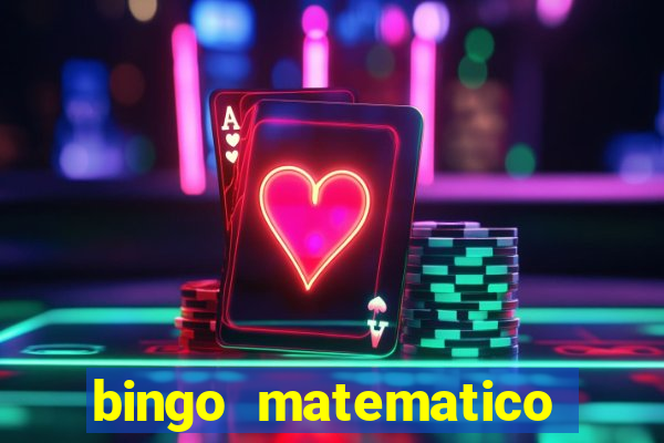 bingo matematico para ensino medio