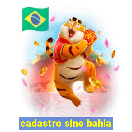 cadastro sine bahia