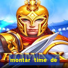 montar time de futebol site