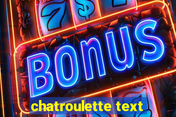 chatroulette text