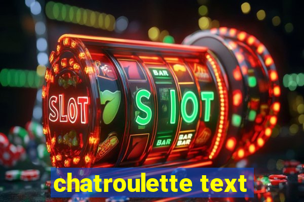 chatroulette text