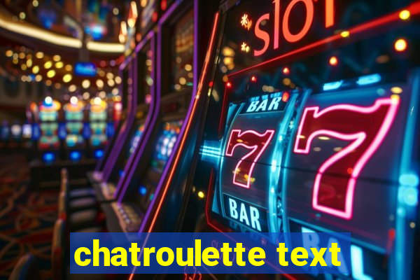 chatroulette text