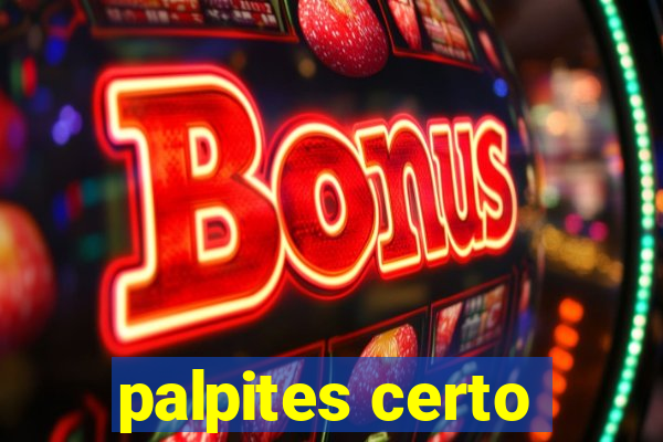 palpites certo