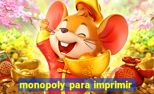 monopoly para imprimir