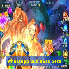 whatsapp business beta