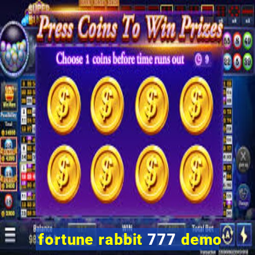 fortune rabbit 777 demo