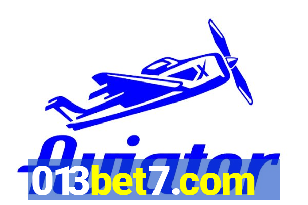 013bet7.com