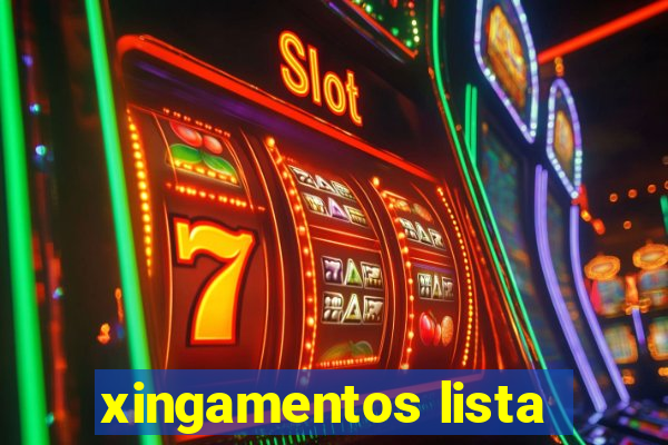 xingamentos lista