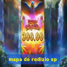 mapa do rodizio sp