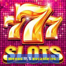 menos 11.5 escanteios