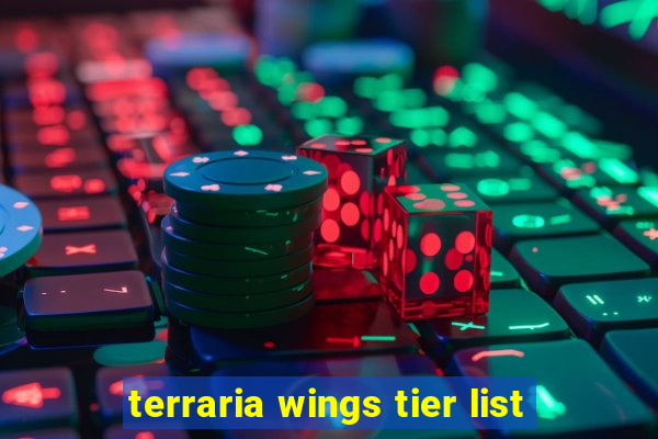 terraria wings tier list