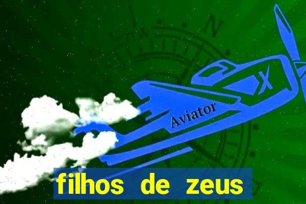 filhos de zeus mitologia grega