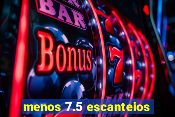 menos 7.5 escanteios