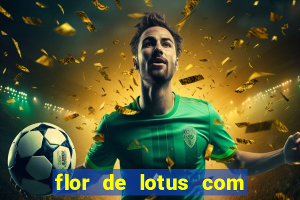 flor de lotus com lua tatuagem