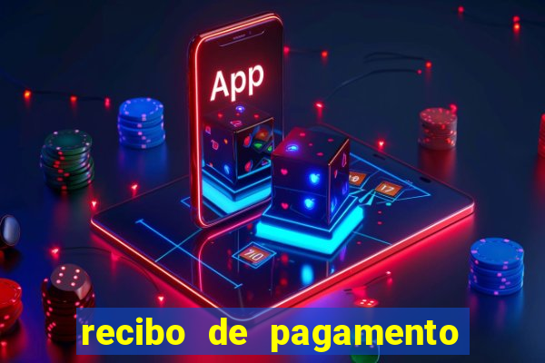 recibo de pagamento modelo word