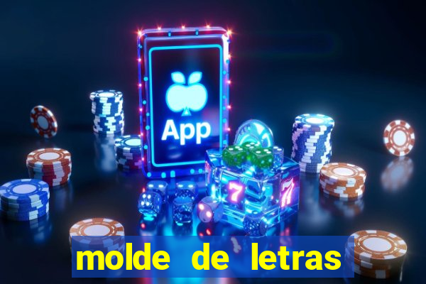 molde de letras feliz natal para imprimir