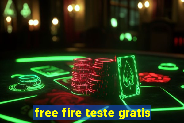 free fire teste gratis